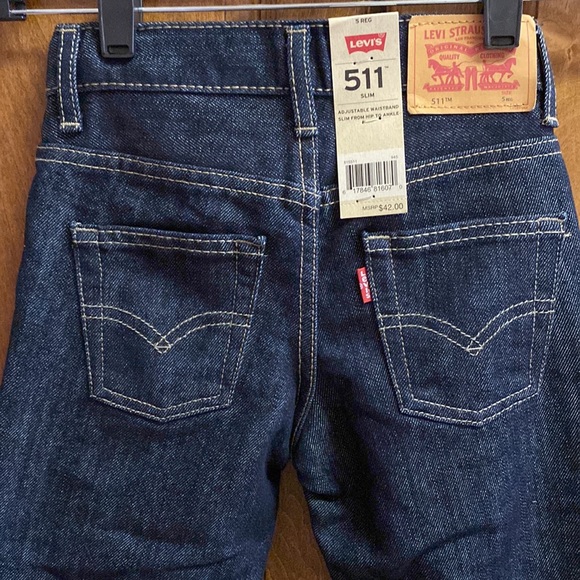 NWT Levi's 511 Slim Fit sz 5 reg adjustable waist - Picture 4 of 5